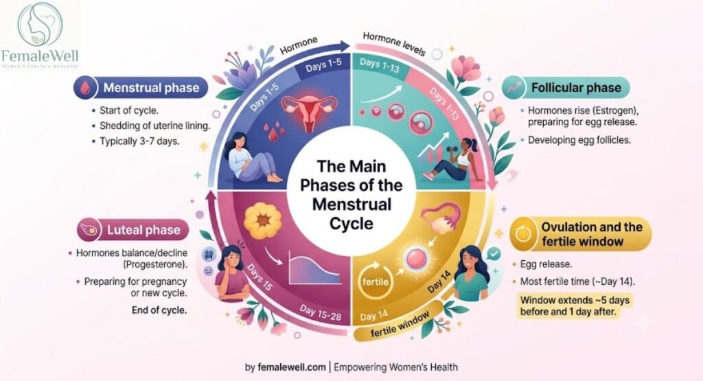 the-main-phases-of-the-menstrual-cycle